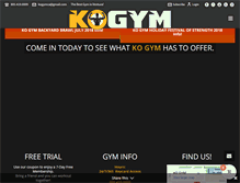 Tablet Screenshot of kogymca.com